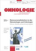 Cover: Ressourcenallokation in der H&auml;matologie und Onkologie - S. Karger