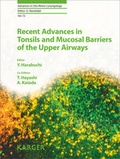 Cover: Recent Advances in Tonsils and Mucosal Barriers of the Upper Airways - S. Karger