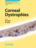 Cover: Corneal Dystrophies - S. Karger