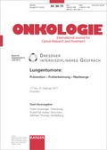 Cover: Lungentumore: Pr&auml;vention - Fr&uuml;herkennung - Nachsorge - S. Karger