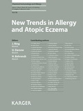 Cover: New Trends in Allergy and Atopic Eczema - S. Karger
