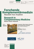 Cover: Complexity, Whole Systems Research, and Complementary Therapies - S. Karger