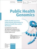 Cover: Public Health Genomics: Using Genetic Information to Improve Health Now and in the Future - S. Karger