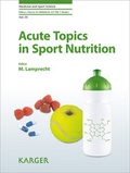 Cover: Acute Topics in Sport Nutrition - S. Karger