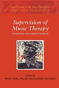 Cover: Supervision of Music Therapy - Routledge