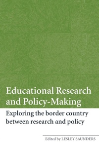 Enlarge image Cover: Educational Research and Policy-Making - Routledge