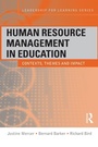 Cover: Human Resource Management in Education - Routledge