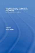 Cover: The University and Public Education - Routledge