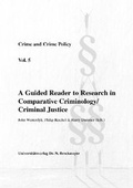 Bild: A Guided Reader to Research in Comparative Criminology/Criminal Justice - Universit&auml;tsverlag Brockmeyer