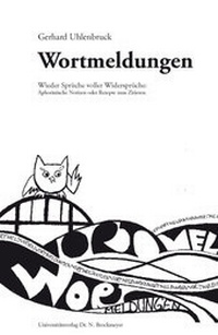 Bild: Wortmeldungen - Universitätsverlag Brockmeyer