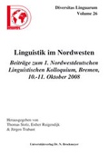 Cover: Linguistik im Nordwesten. - Universit&auml;tsverlag Brockmeyer