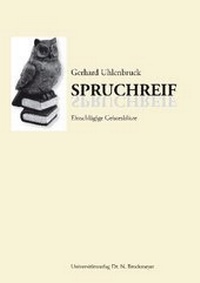 Bild: Spruchreif - Universitätsverlag Brockmeyer