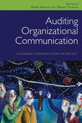 Cover: Auditing Organizational Communication - Routledge