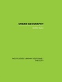 Cover: Urban Geography - Routledge