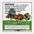 Cover: reiten - TOMUS