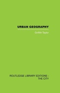 Cover: Urban Geography - Routledge