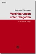 Cover: Vereinbarungen unter Ehegatten - RWS