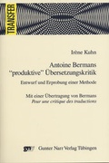 Cover: Antoine Bermans "produktive" &Uuml;berSetzungskritik - Narr Francke Attempto