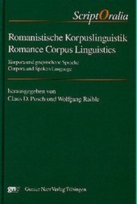 Abbildung von: Romanistische Korpuslinguistik/Romance Corpus Linguistics - Narr Francke Attempto