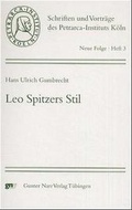 Cover: Leo Spitzers Stil - Narr Francke Attempto