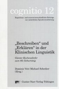Abbildung von: 'Beschreiben'und 'Erklären'in der klinischen Linguistik - Narr Francke Attempto
