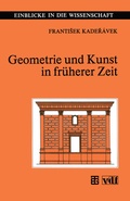 Cover: Geometrie und Kunst in fr&uuml;herer Zeit - Vieweg+Teubner Verlag