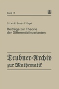 Cover: Beitr&auml;ge zur Theorie der Differentialinvarianten - Vieweg+Teubner Verlag