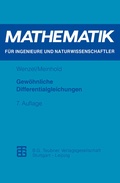 Cover: Gew&ouml;hnliche Differentialgleichungen - Vieweg+Teubner Verlag