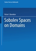 Cover: Sobolev Spaces on Domains - Vieweg+Teubner Verlag