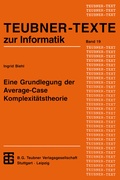 Cover: Eine Grundlegung der Average-Case Komplexit&auml;tstheorie - Vieweg+Teubner Verlag