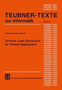 Enlarge image Cover: Dynamic Load Distribution for Parallel Applications - Vieweg+Teubner Verlag