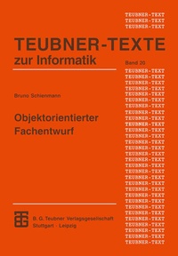 Enlarge image Cover: Objektorientierter Fachentwurf - Vieweg+Teubner Verlag