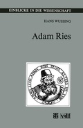 Cover: Adam Ries - Vieweg+Teubner Verlag