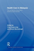 Cover: Health Care in Malaysia - Routledge