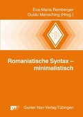 Cover: Romanistische Syntax - minimalistisch - Narr Francke Attempto