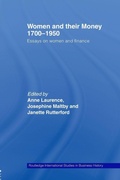 Cover: Women and Their Money 1700-1950 - Routledge