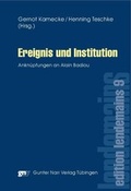 Cover: Ereignis und Institution - Narr Francke Attempto