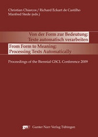Abbildung von: Von der Form zur Bedeutung: Texte automatisch verarbeiten / From Form to Meaning: Processing Texts Automatically - Narr Francke Attempto
