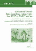 Cover: L'Extreme-Orient dans la culture europeenne des XVIIe et XVIIIe siecles - Narr Francke Attempto
