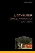 Cover: Judith Butler: Ethics, Law, Politics - Routledge Cavendish