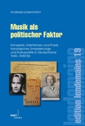 Cover: Musik als politischer Faktor - Narr Francke Attempto
