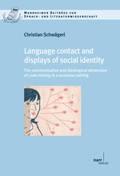 Cover: Language contact and displays of social identity - Narr Francke Attempto