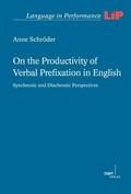 Cover: On the Productivity of Verbal Prefixation in English - Narr Francke Attempto