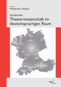 Cover: Theaterwissenschaft im deutschsprachigen Raum - Narr Francke Attempto