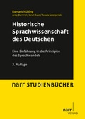 Cover: Historische Sprachwissenschaft des Deutschen - Narr Francke Attempto