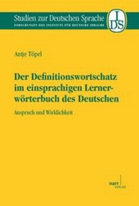 Abbildung von: Der Definitionswortschatz im einsprachigen Lernerwörterbuch des Deutschen - Narr Francke Attempto