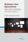Cover: Rahmen des Sprechens - Narr Francke Attempto