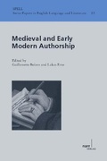 Cover: Medieval and Early Modern Authorship - Narr Francke Attempto