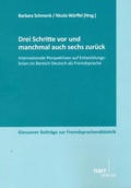 Cover: Drei Schritte vor und manchmal auch sechs zur&uuml;ck - Narr Francke Attempto