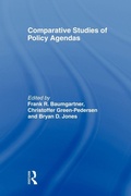 Cover: Comparative Studies of Policy Agendas - Routledge